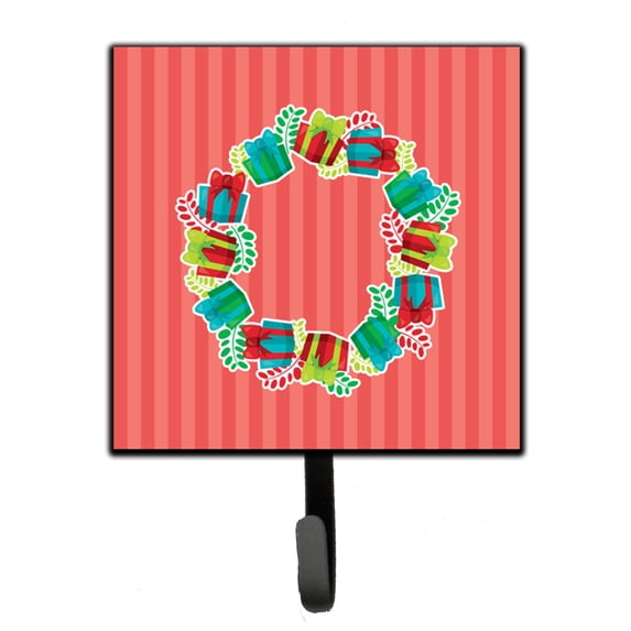 Christmas Wreath Presents Leash or Key Holder