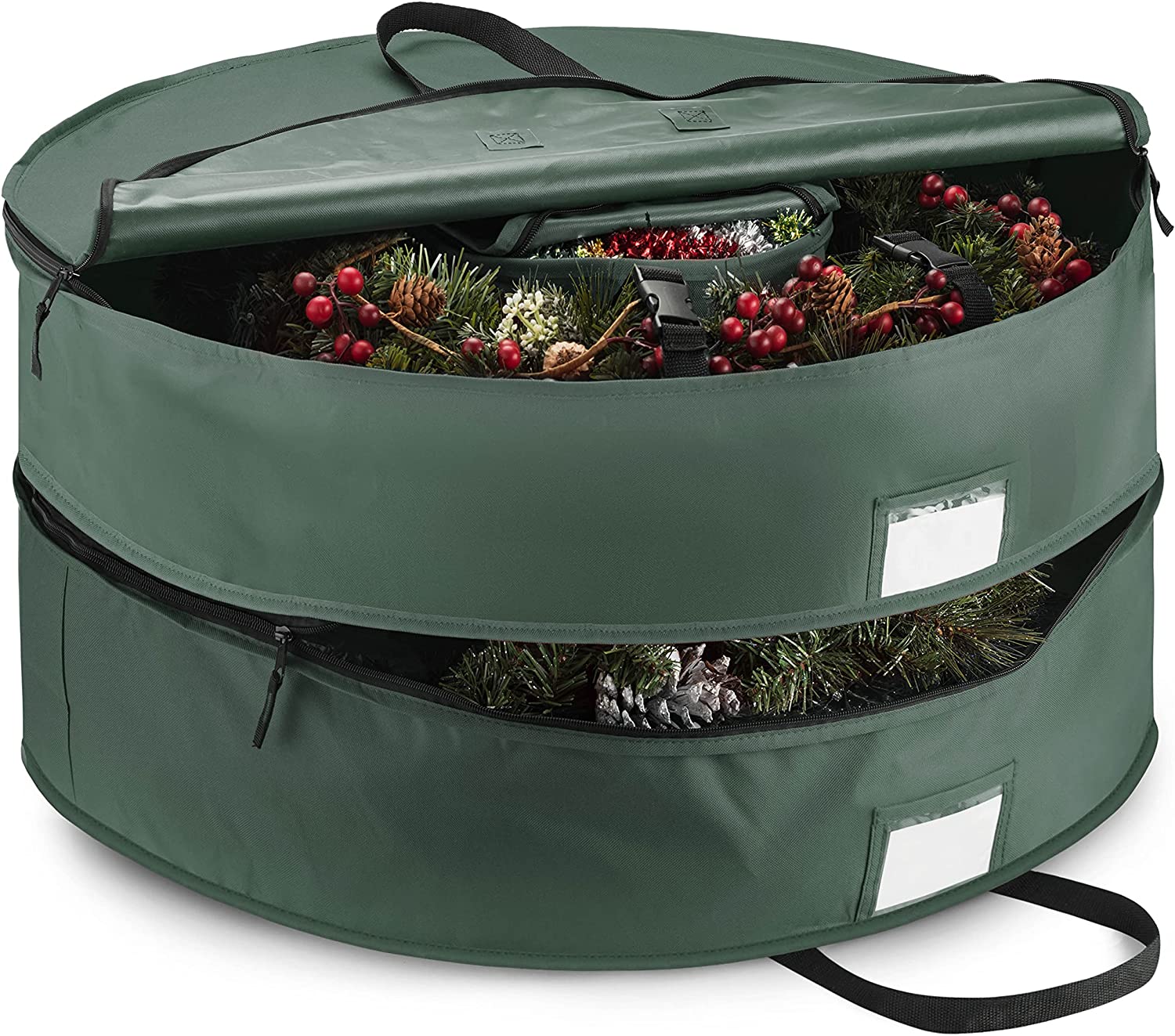Christmas Wreath Storage Container 24 Inch Wreath Box, Garland