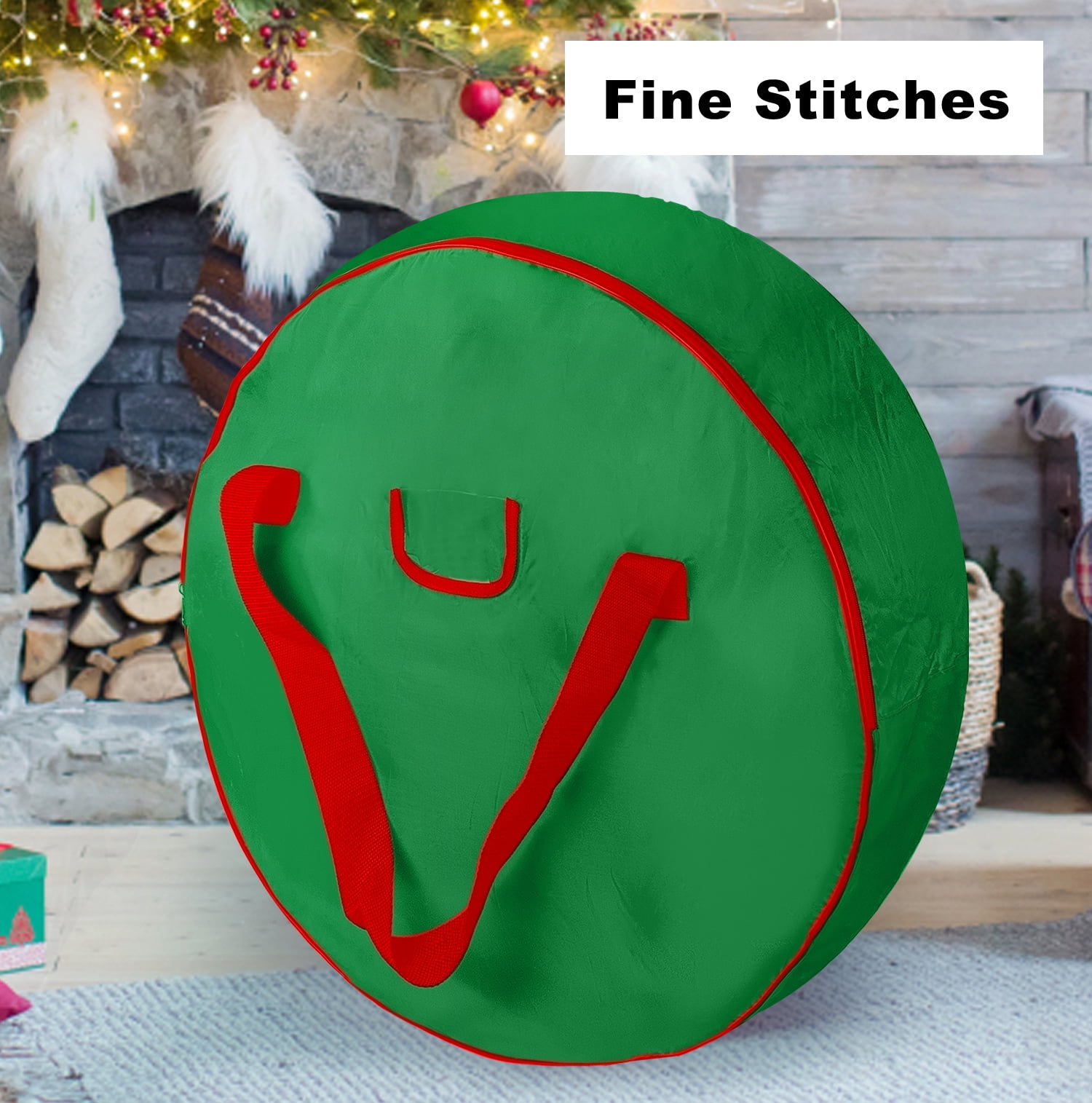 Christmas Wreath Storage Container 25 Inch Wreath Bag for Artificial