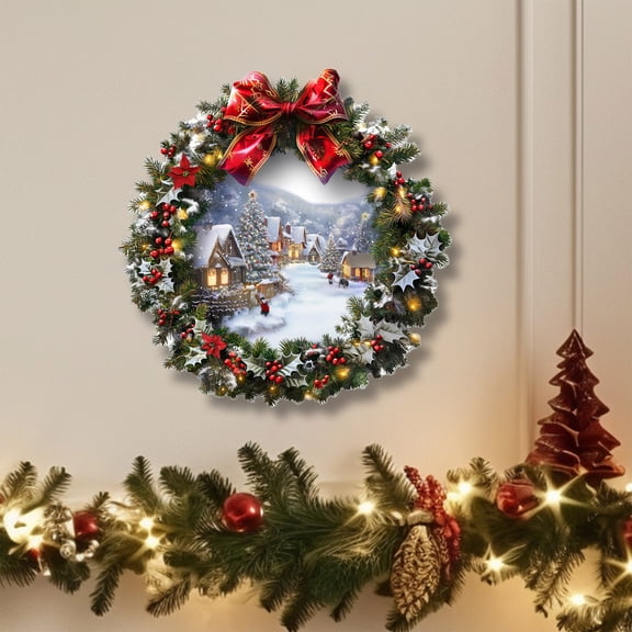 SUSHANG Removable Christmas Tree Wall Decal, Peel and Stick Tree Wall ...