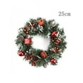 thumbnail image 1 of Christmas Wreath Xmas Garland with Battery Operated LED String Lights Decors, 1 of 4