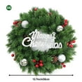 thumbnail image 1 of Christmas Wreath for Front Door, Artificial Balls Berries Pine Cones Wreath Home Wall Decorations; 13.78inches, 1 of 6