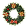 thumbnail image 1 of Christmas Wreath for Front Door, Artificial Pine Cone Berry Bow Decoration for Indoor Outdoor Decor(A), 1 of 6