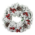 thumbnail image 1 of Christmas Wreath w/Artificial Pine Cones & Berries Wreath for Indoor Outdoor Decoration, 1 of 7