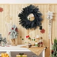 thumbnail image 1 of Christmas Wreaths for Front Door Elegant Floral and Pine Holiday Decor Artificial Wreath for Indoor Outdoor Use on Entryway Porch Fireplace Mantle Wall Window for Winter Seasonal Celebrations, 1 of 7