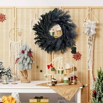 Christmas Wreaths for Front Door Elegant Floral and Pine Holiday Decor Artificial Wreath for Indoor Outdoor Use on Entryway Porch Fireplace Mantle Wall Window for Winter Seasonal Celebrations