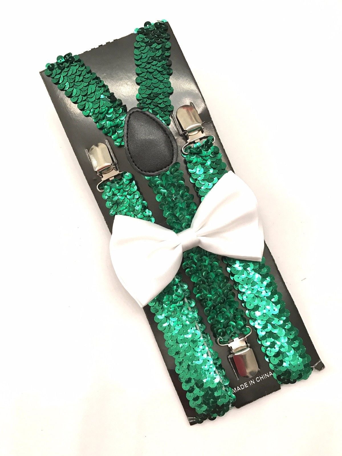 Sequin Bow Tie Adult Green Sequin Bow Tie Adult Green