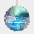 thumbnail image 1 of Christmas Xmas Ornament of Aurora Northern Lights Ornaments for Travel Keepsake 3" Premium Crystal Glass Christmas Ornament Vacation Memory Souvenir Xmas Tree Gift Ornaments, 1 of 3