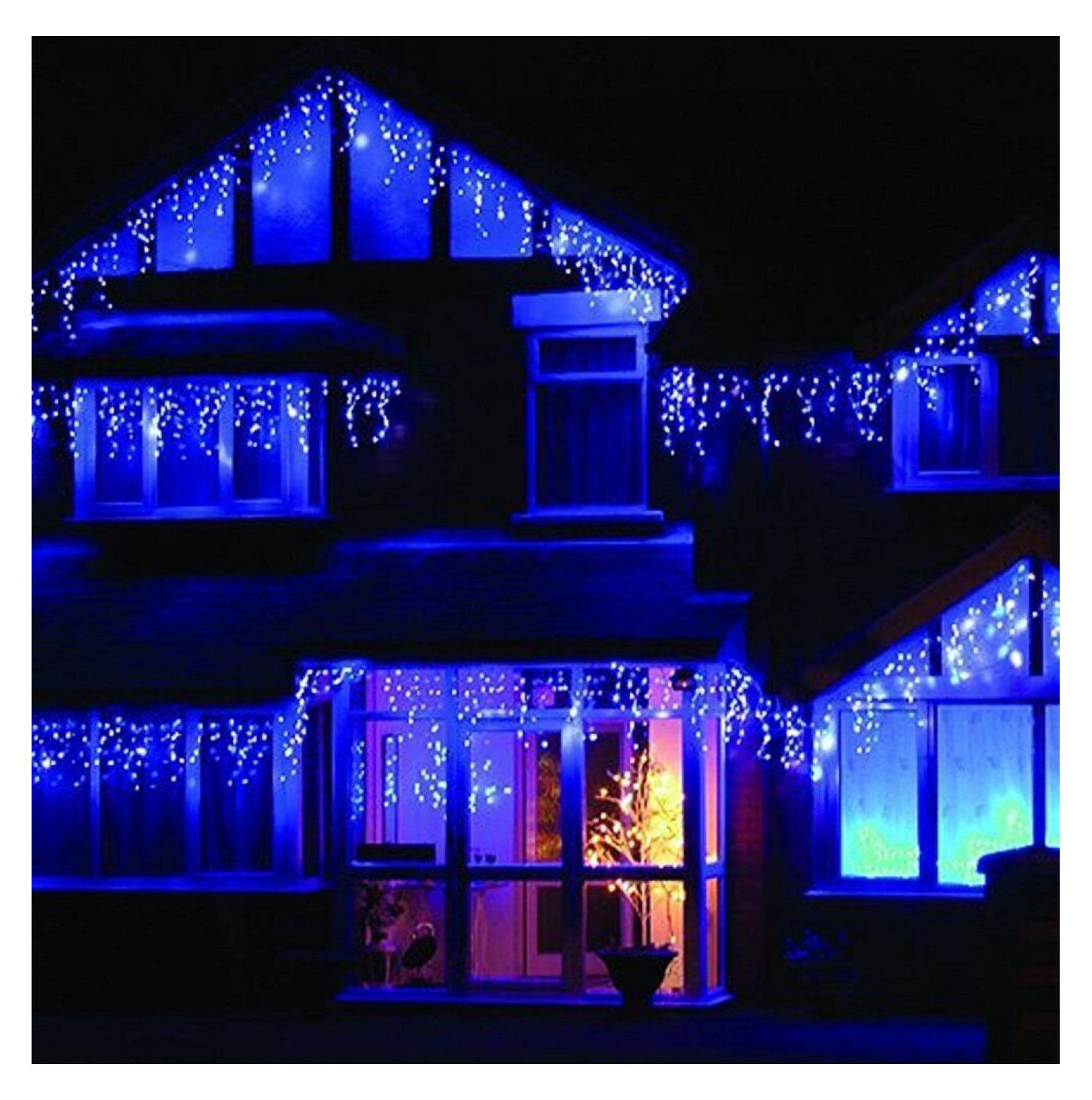 Christmas Xmas Super Bright LED Snowing Icicle Lights Fairy Indoor