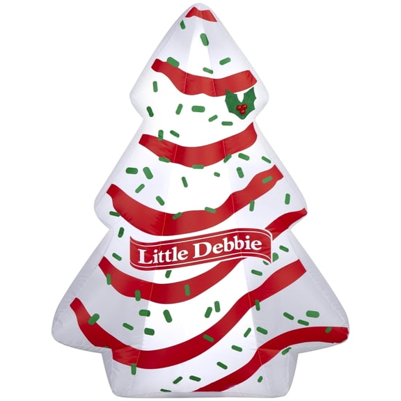 Christmas Yard Inflatable Airblown Little Debbie Snack Cake Tree , 54 inch