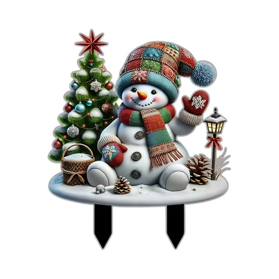 Christmas Yard Signs, Outdoor Decorations Christmas Lawn Stakes For Christmas Party Home Garden Lawn Pathway Decor