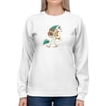 thumbnail image 1 of Christmas Yeti Sweatshirt Women -Smartprints Designs, Female x-Large, 1 of 4