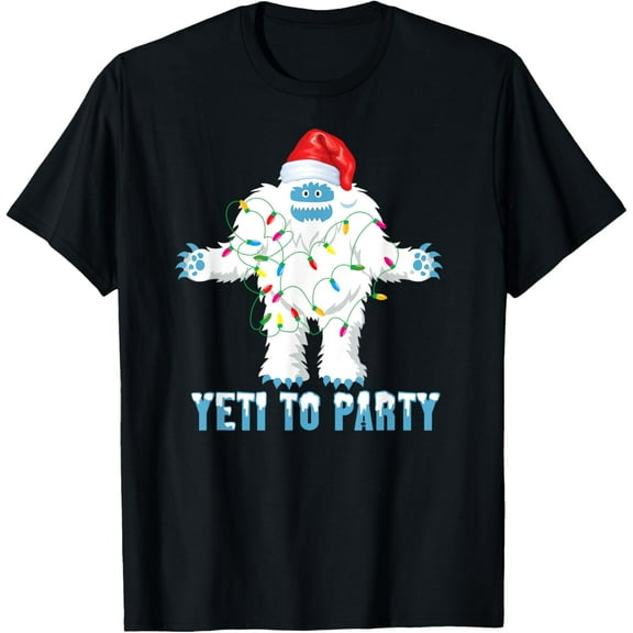 Christmas Yeti To Party shirt Cute Yeti for Christmas T-Shirt