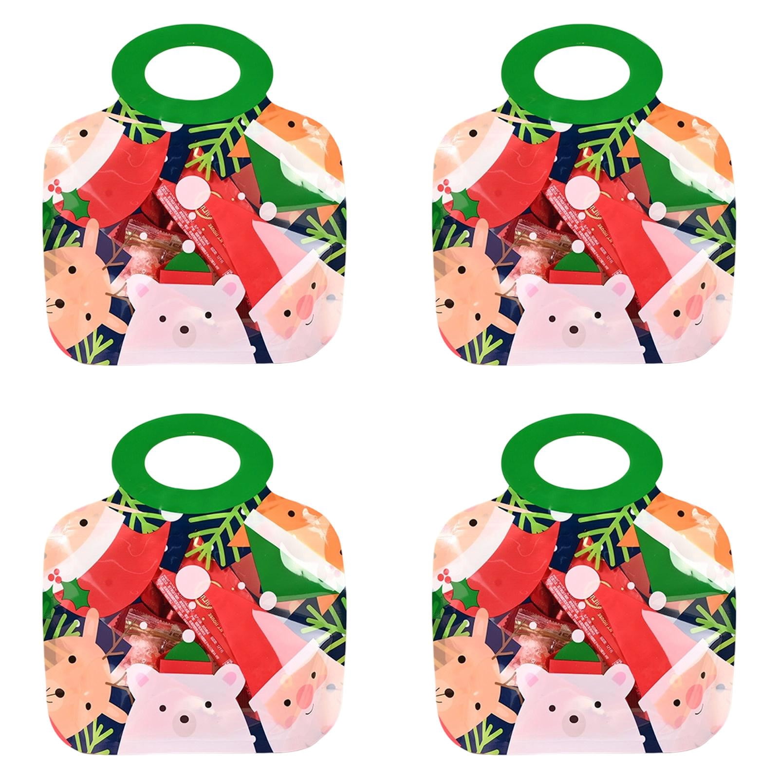 Christmas Zip Lock Bags,Christmas Zip Lock Bag with Handle,Stand Up ...