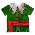 thumbnail image 1 of Christmas Zombie Attack Survivor Elf Costume All Over Toddler T Shirt Multi 4T, 1 of 2