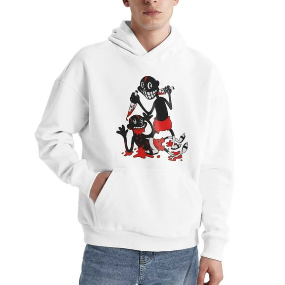 Christmas anime theme hoodie men's casual 3D pullover sweatshirt novel fashion clothing