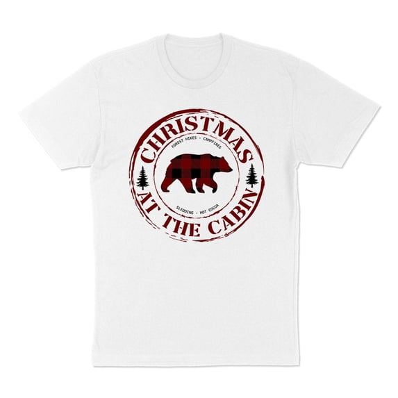 Christmas at the Cabin Shirt Unisex Large White