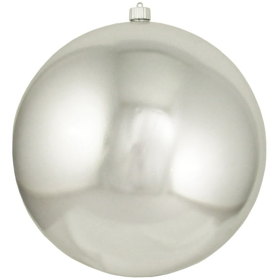 Christmas by Krebs Large Christmas Ornament Shiny Silver 12" (300mm)