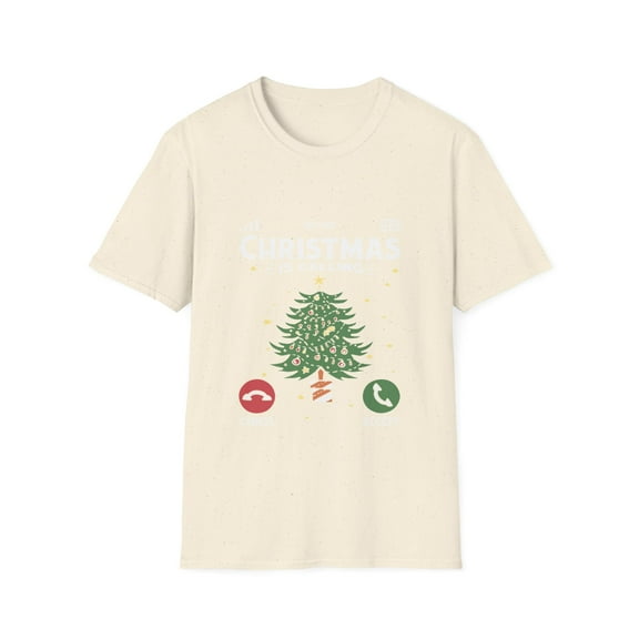 Christmas call Holiday Tree Lights Graphic Novelty