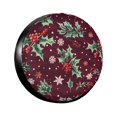 Christmas cartoon printing Spare tire cover, weather proof wheel