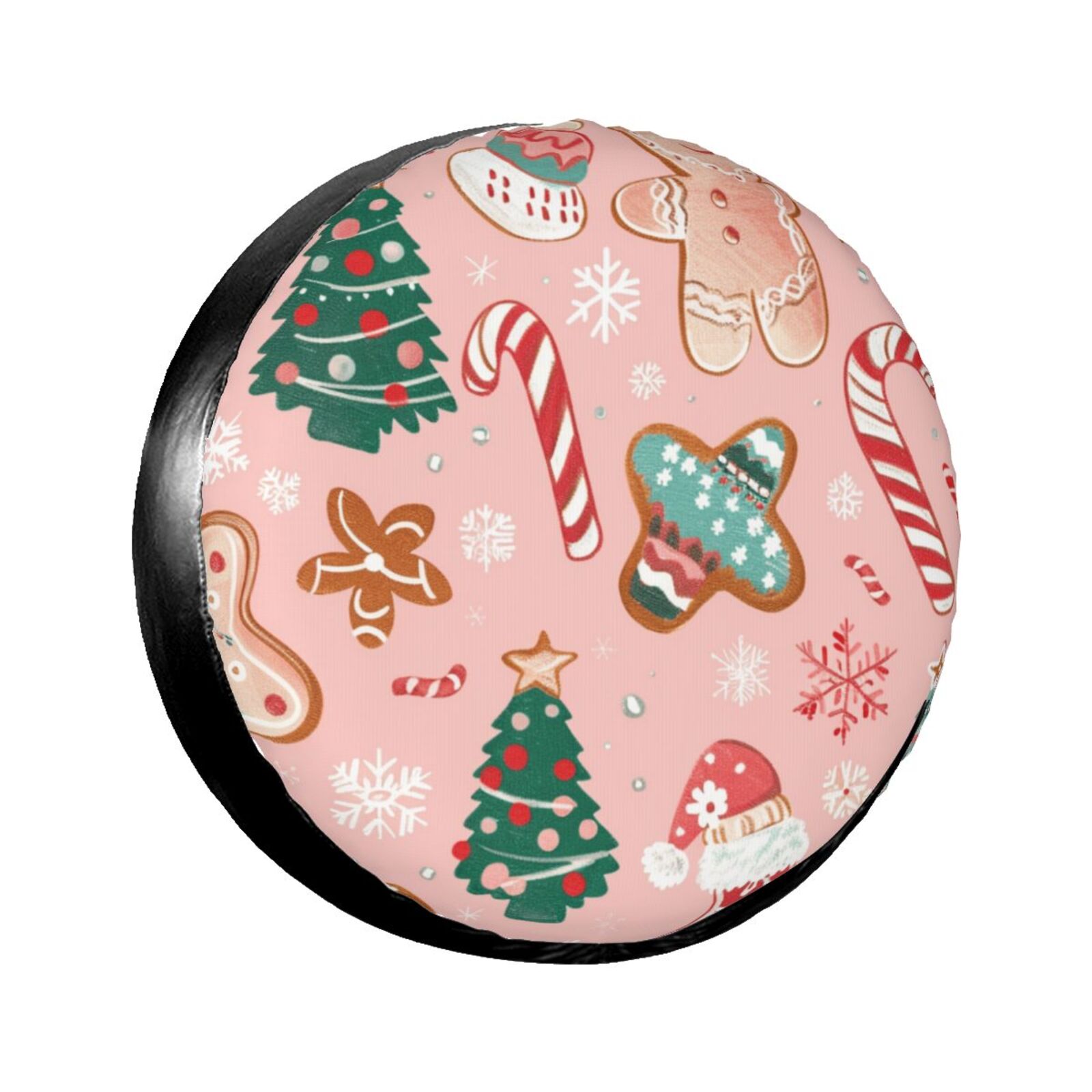 Christmas cartoon printing Spare tire cover, wheel protector, weather