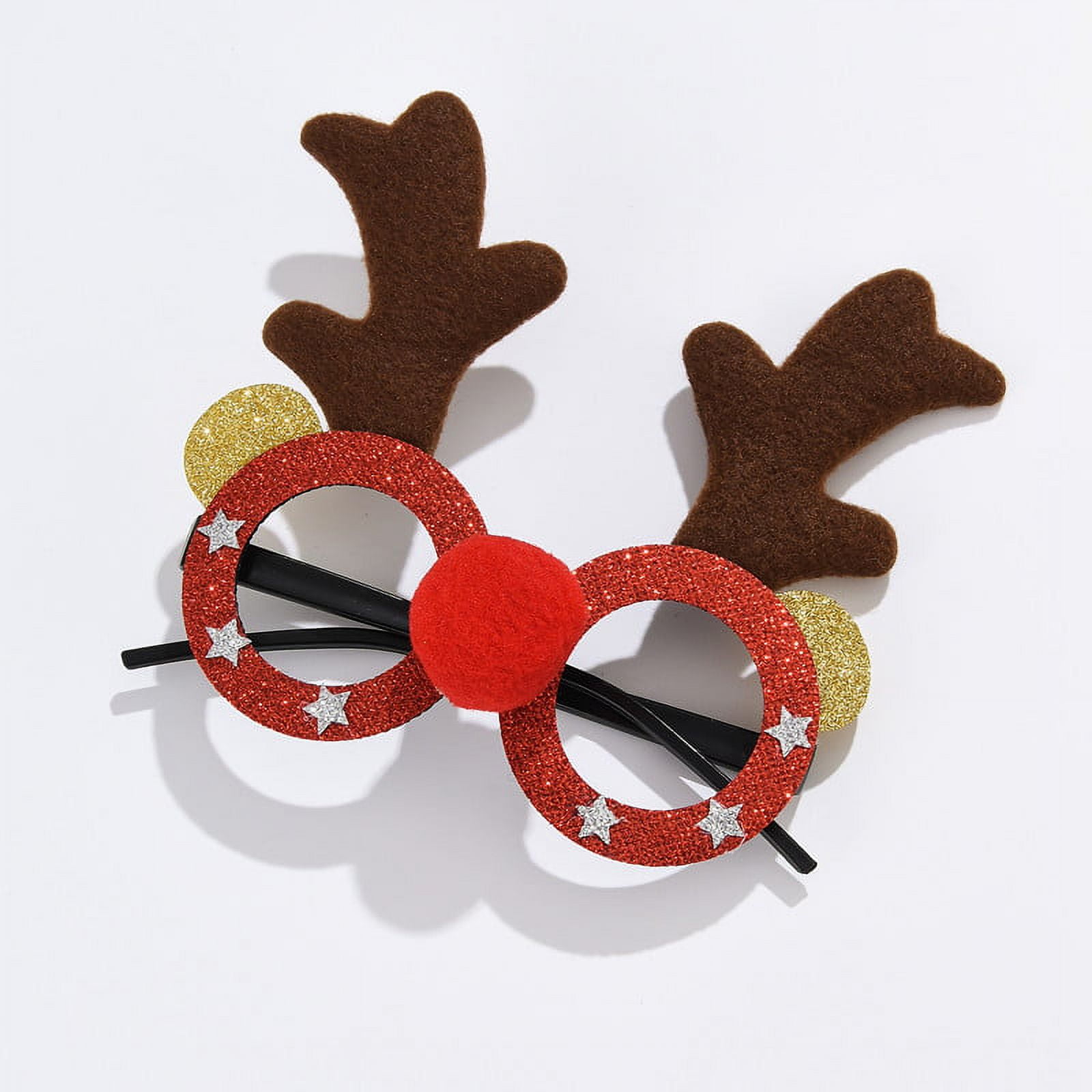 Christmas clearance Christmas Antlers Snowflake Christmas Tree Glasses