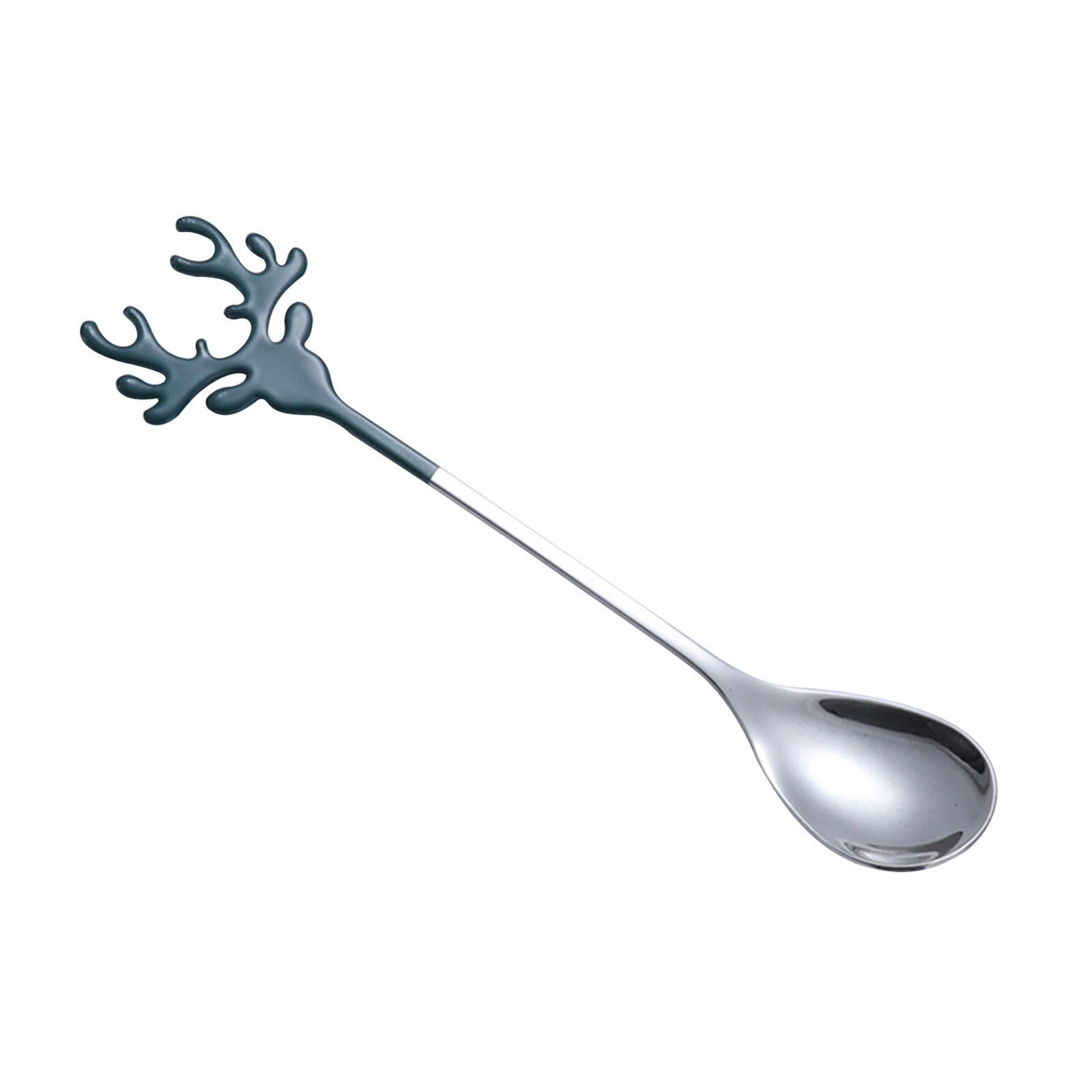 Christmas clearance Uscallm Christmas Stainless Steel Spoon Coffee