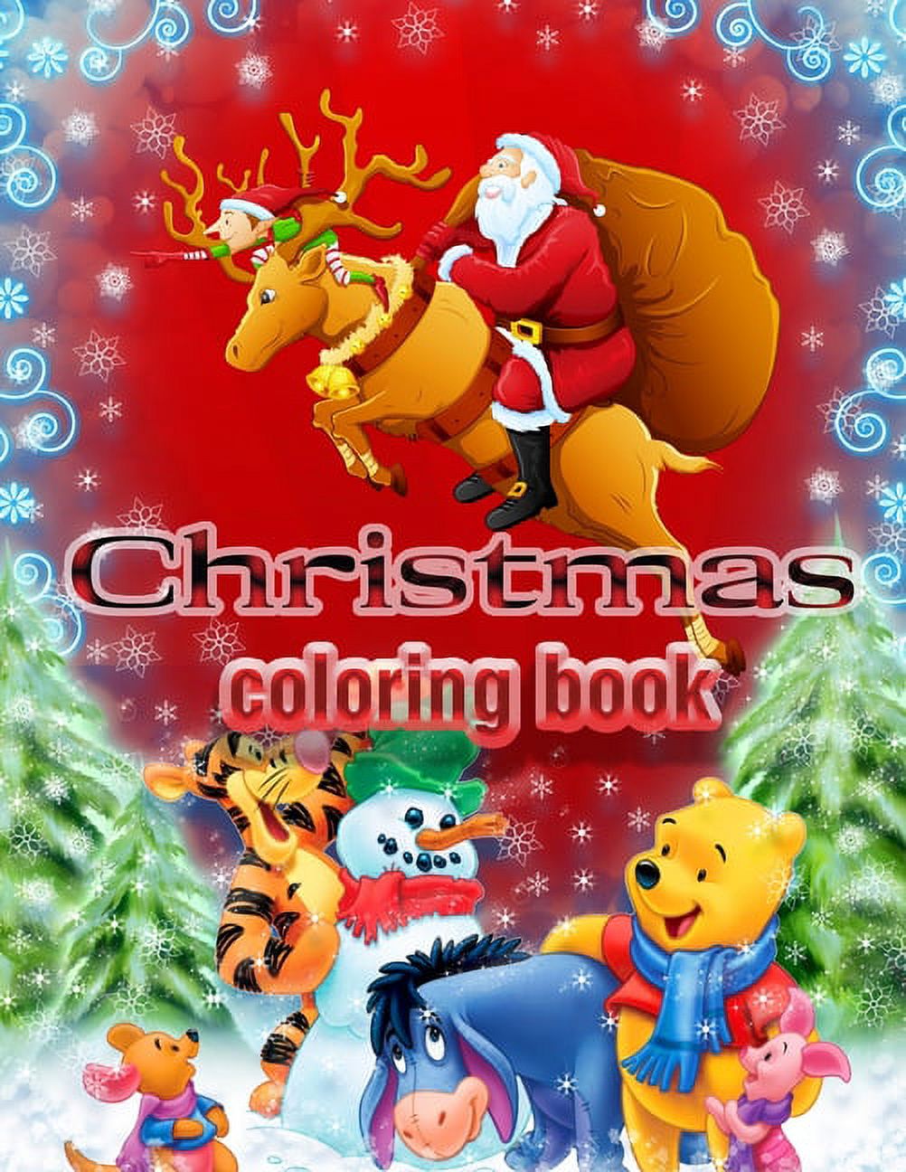 Christmas coloring book : An Adult Coloring Book with Fun, Easy, and Relaxing Designs Paperback (Paperback)