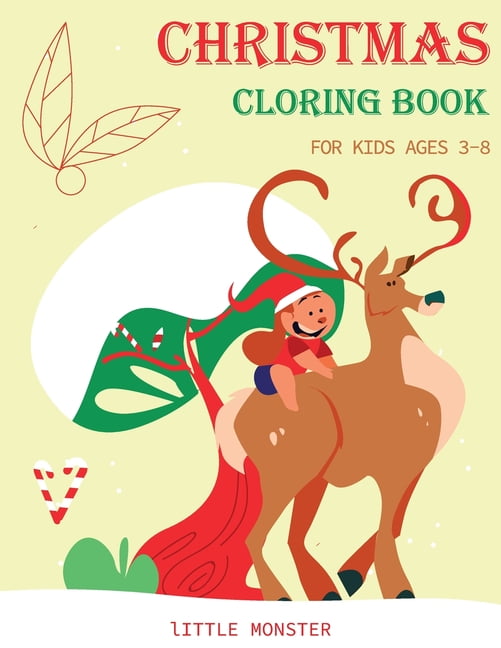 Christmas colouring books For kids & toddlers activity books for