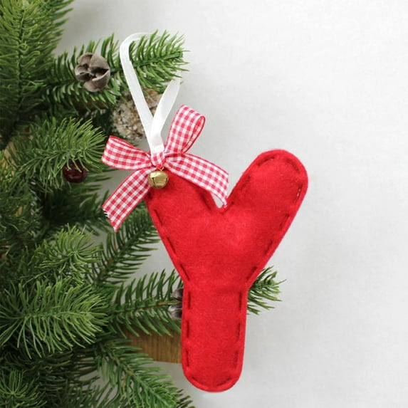 Christmas decor Xmas Gifts 26 Letters Personalized Christmas Tree Pendant DIY Hanging Ornaments