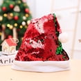 thumbnail image 1 of Christmas decorations double-sided flip Christmas sequin hat color beads pick adult antler Christmas hat C, 1 of 9