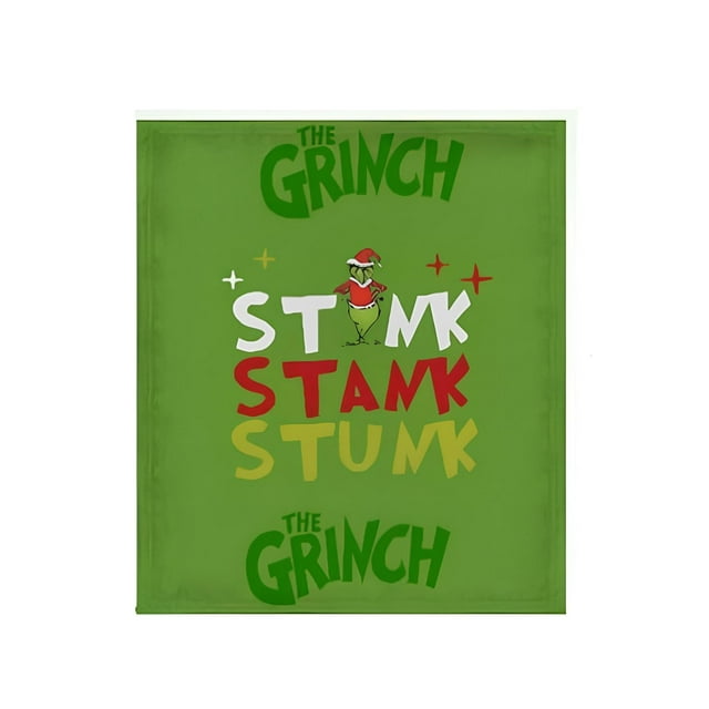 Grinch Decor for Christmas Festive Holiday Poster Vibrant Christmas ...