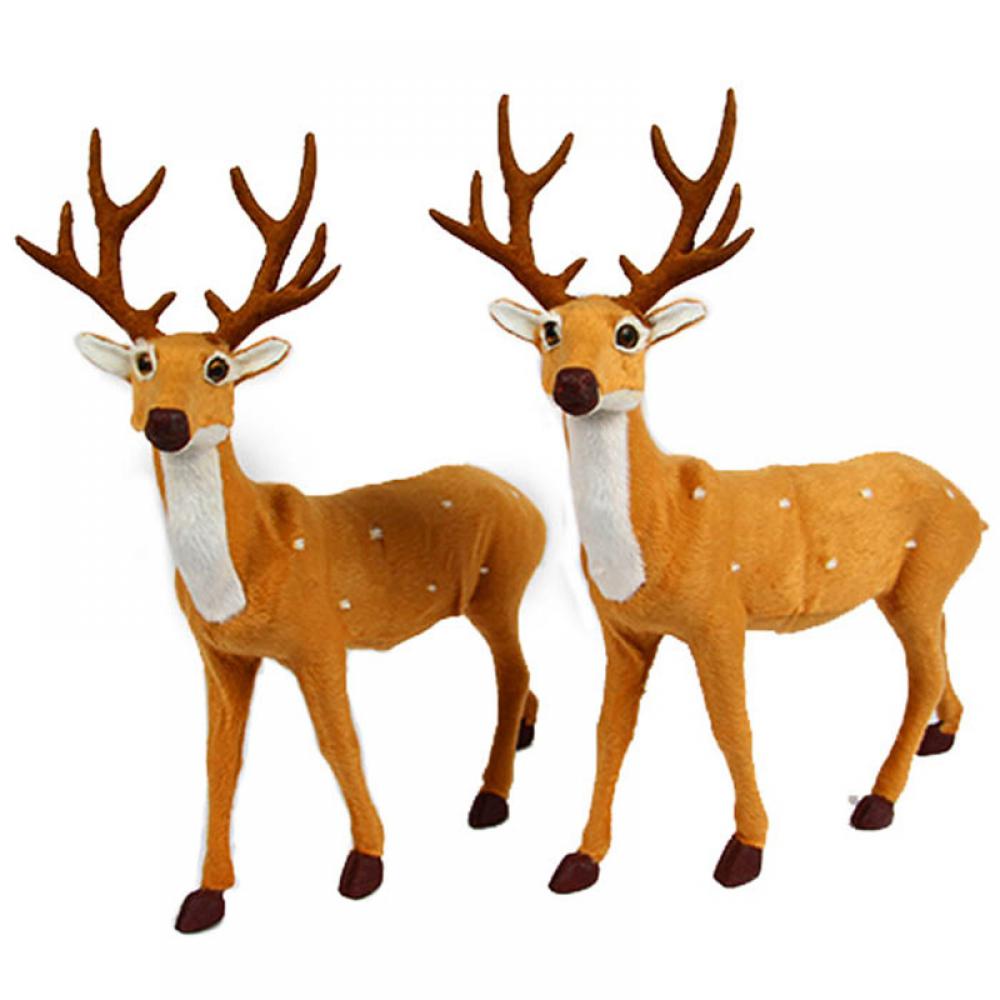 Christmas decorations sika deer ornaments plush toys christmas deer