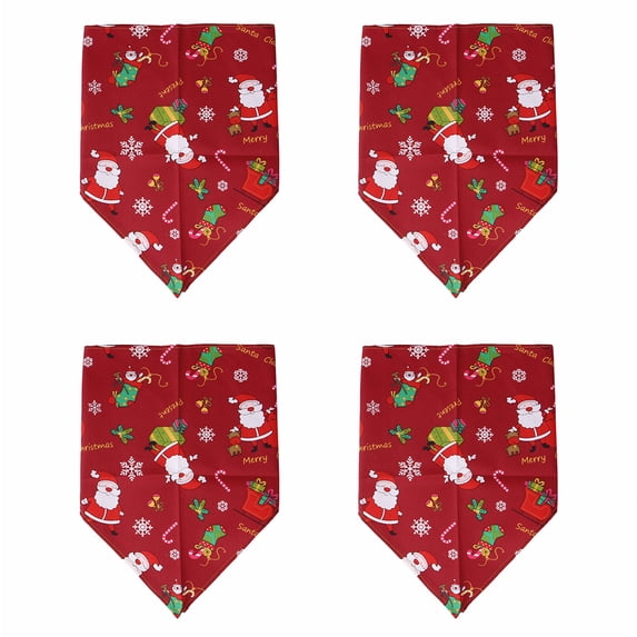 Christmas dress for the pet dog, comfortable saliva towel