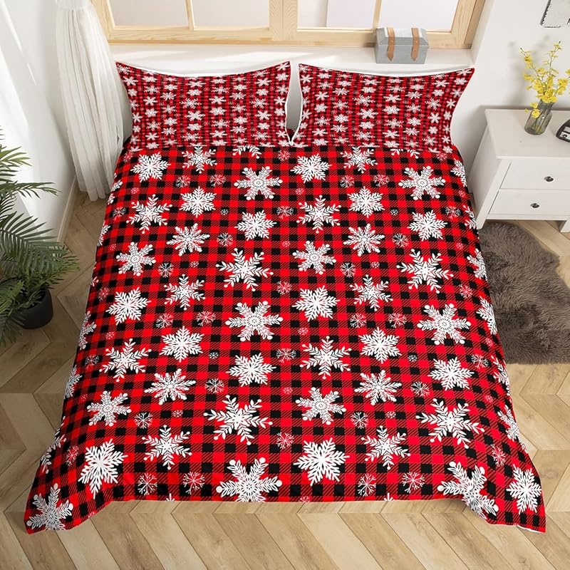 Christmas duvet cover cartoon Santa Claus bedding set for kids Boys