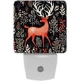thumbnail image 1 of Christmas elk LED Square Night Lights - Energy Efficient and Contemporary Design - for Bedrooms and Hallways - Includes Sensor with Auto on/Off - Easy Installation, 1 of 6