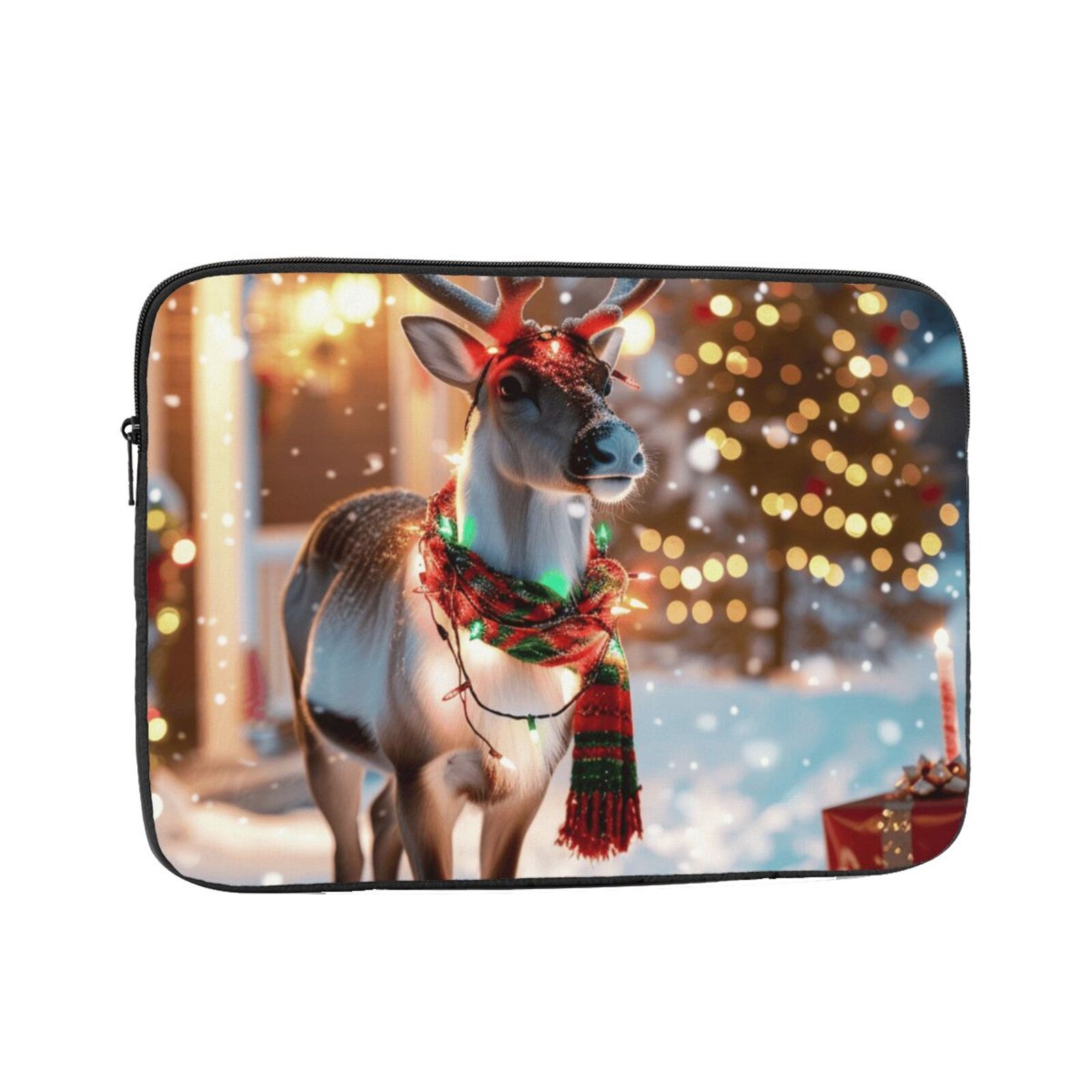 Christmas elk bottom rebound bubble buffer laptop interior bag