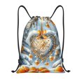 Christmas fantasy scene Aesthetic drawstring bag backpack Fitness bag