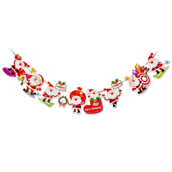Christmas garland Christmas decoration decoration 3 m Santa Close reindeer snowman Christmas tr