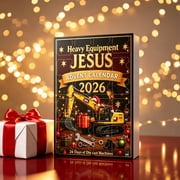 Christmas gift set for family and friends 24 day Christmas countdown calendar, 2D engineering vehicle style pendant with holiday decorations
