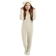 thumbnail image 1 of Christmas gifts Christmas onesie pajamas Warm b'aby G'irls Jumpsuit Full Romper With Grip Feet For Tod'dler Winter Outfit Comfort, 1 of 4