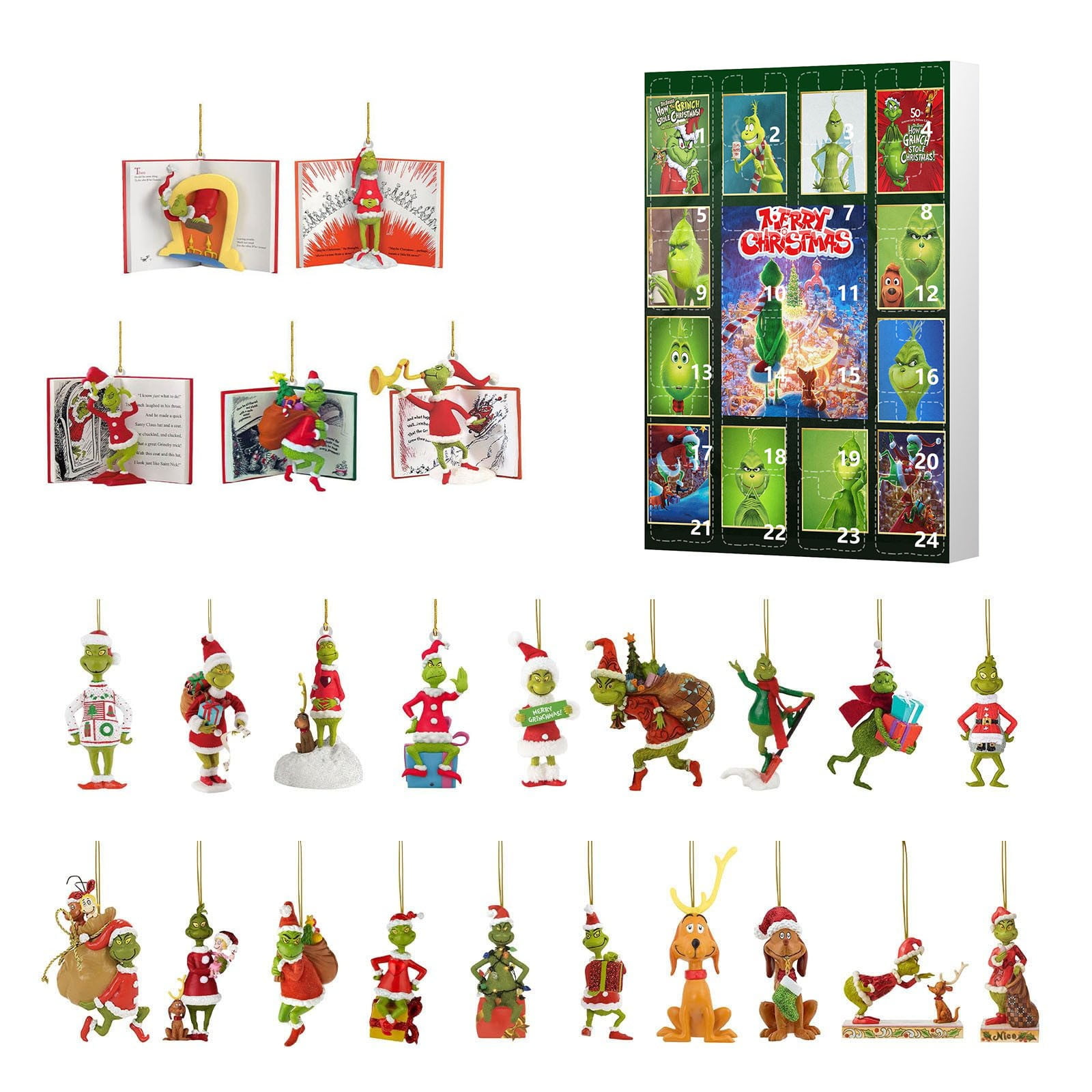 Christmas gifts Christmas Gnome Advent Calendar 2024, Christmas Grinch