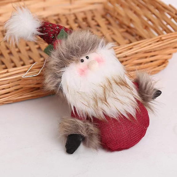 Christmas hanging ornaments plush decorations, holiday decorations, Christmas fireplace party decorations Christmas party decorations