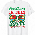 thumbnail image 1 of Christmas in July Shirt for Women – Funny Summer Holiday Graphic Tee, Beach Festive Vacation T-Shirt., 1 of 8
