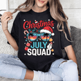 thumbnail image 1 of Christmas in July Shirt for Women – Funny Summer Holiday Graphic Tee, Beach Festive Vacation T-Shirt., 1 of 7