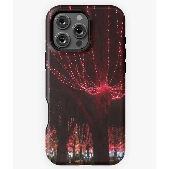 Christmas in Paris France Holiday Lights Phone Case for iPhone 16 15 14 13 12 11 Pro Max