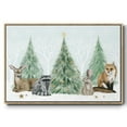 thumbnail image 1 of Christmas in the Forest Collection A - Framed Gallery Wrapped Holiday Canvas - 17 x 25 - Natural Wood Frame, 1 of 8