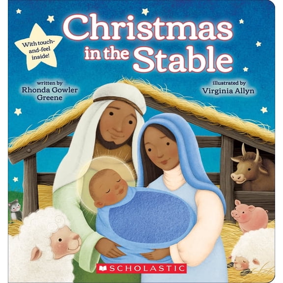 Christmas in the Stable (Touch-And-Feel Board Book), (Hardcover)
