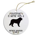 thumbnail image 1 of Breed Specific Round Christmas Ornament Bernese Mountain Dog, 1 of 1
