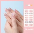 thumbnail image 1 of Christmas nail art stickers sequins imitation diamond nail polish film butterfly flower ins nail stickers-ZE-0631, 1 of 3